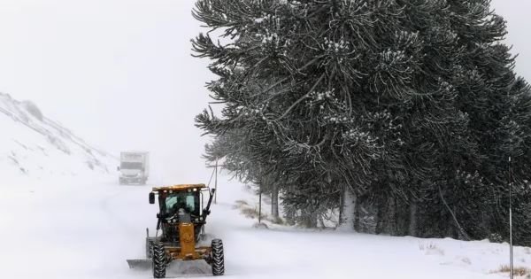 Polárna vlna v Argentíne ustupuje, zatiaľ čo Patagónia čelí dažďu, snehu a nárazom s rýchlosťou 90 km/h